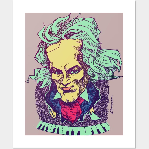 Ludwig Van B Wall Art by DonovanAlex